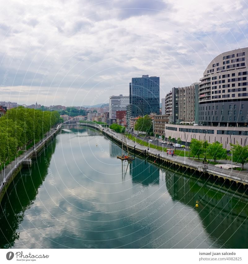 cityscape from Bilbao city, spain, travel destinations facade building architecture structure construction rooftop view city view cityview house home street