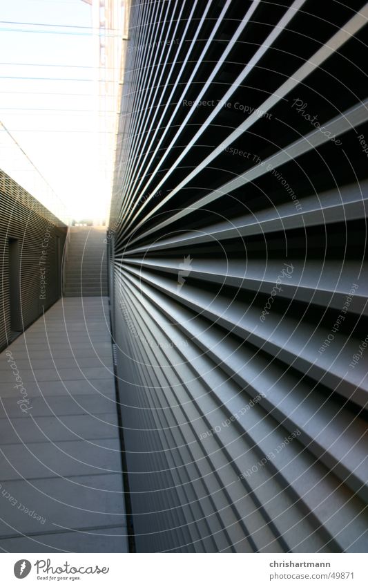 skyscraper basement Way out High-rise Structures and shapes lights clean Germany Cold Exterior shot Macro (Extreme close-up) Architecture