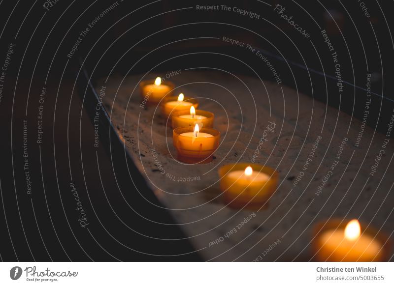 Sunday when sb./sth. died Candle altar Church Chapel candles Hope tranquillity pray burning candles Light religion Christianity Religion and faith Death Grief