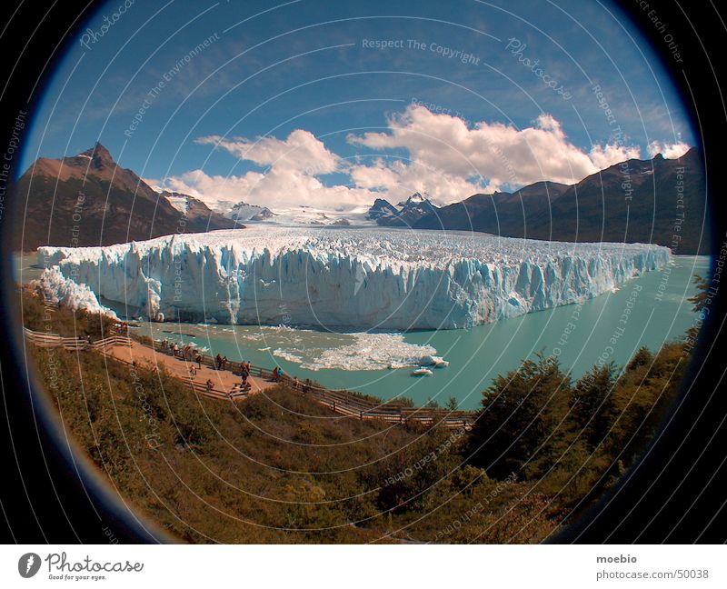 La Mole Express train Glacier National park Perito Moreno Glacier Sky water