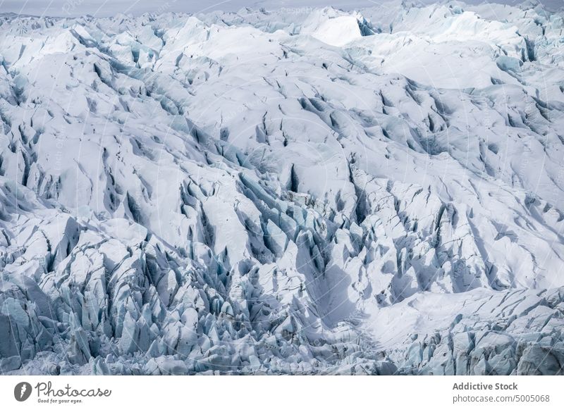 Snowy mountain slope on gloomy winter day snow nature background glacier landscape scenery range cold ridge geology scenic abstract environment picturesque