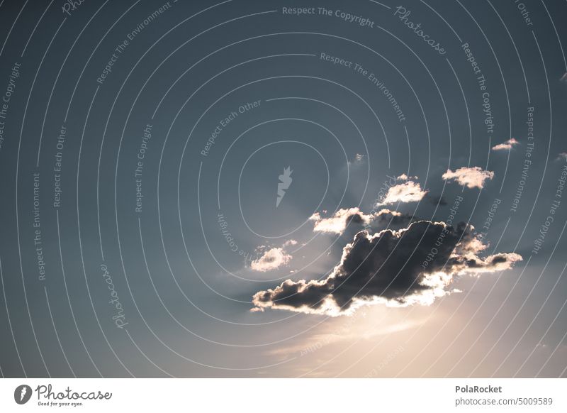 About clouds and their size Clouds Clouds in the sky cloud landscape Cloud formation Cloud field Horizon Far-off places impressive Sky heavenly Belief