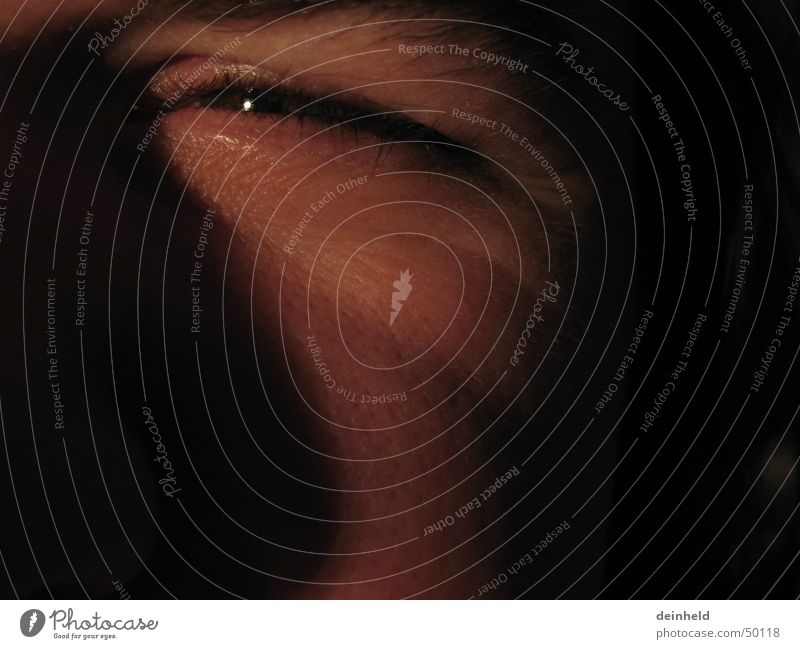 Clearly too bright!!!! Eyes Bright Light Flashy Narrowed Face Back-light Morning Sleep Lack of sleep Self portrait Shadow Macro (Extreme close-up) Close-up