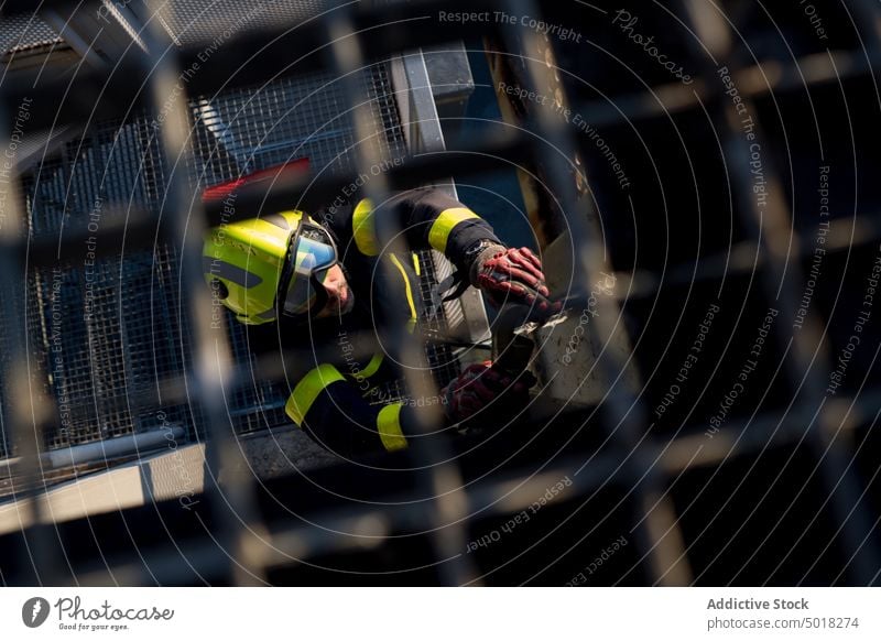 Firefighter disinfecting walls and floors inside a building fireman covid19 people firefighter person gas virus training pandemic protection activity industry