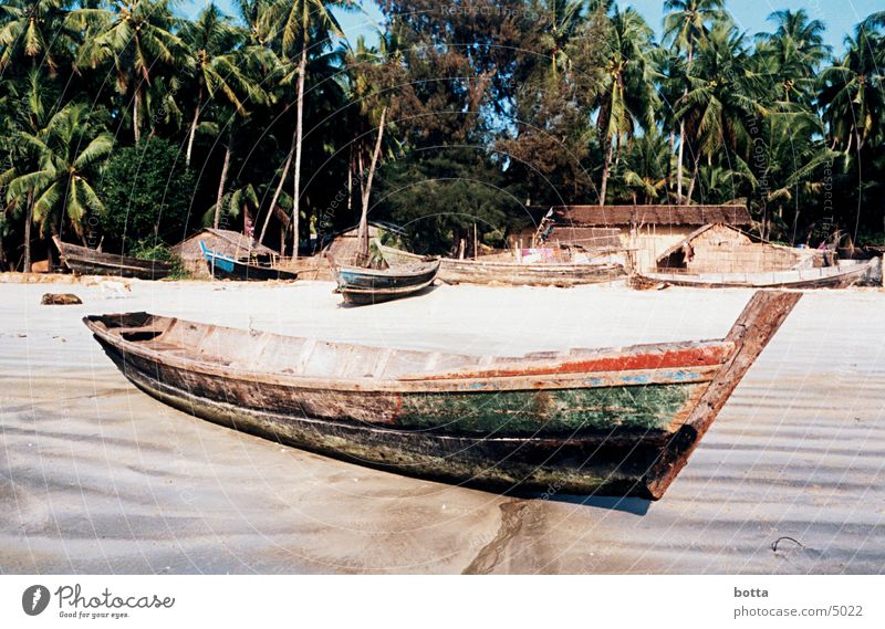 A ship will come Myanmar Asia Coast Watercraft Beach Americas