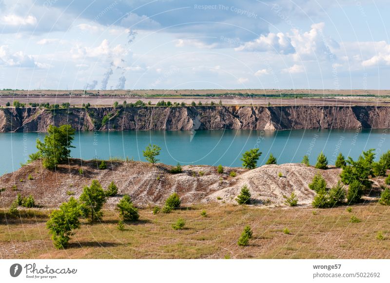 Scarred Landscape | Lignite Land Edge hose renaturalisation refurbishment open pit mining Klinger Lake Klinger Lake (southern edge of Jänschwalde open pit mine)