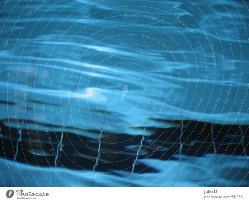 water 1 Stripe Cold Waves Blue Water Tile Smooth Blur