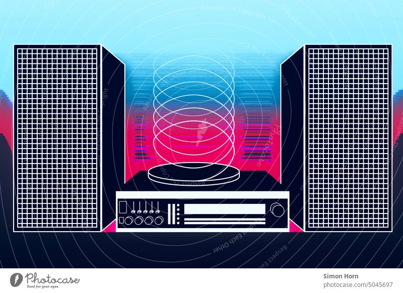 stereo Stereo Music Sound play soundtrack hifi audio vintage record vinyl equipment retro melody music player turntable equalizer classic dj