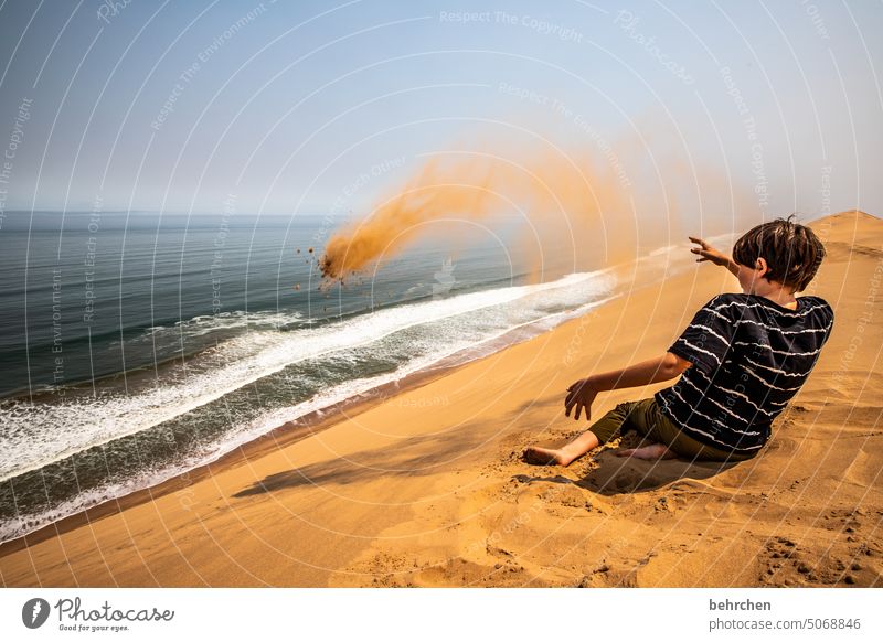 away with it | sand throw (new olympic discipline) Romp Playing sandwich harbour sand dune dunes especially duene sandwich habour Gorgeous Swakopmund Walvis bay