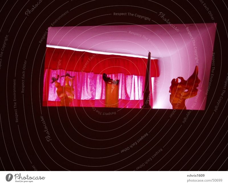 dali`s home Window Red Lifestyle Abstract Teatro Museo Dalí Interior design