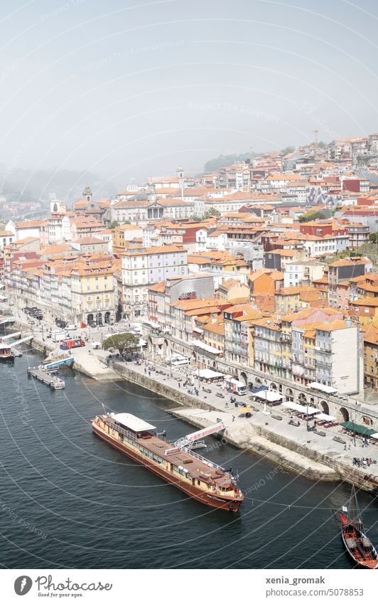 postage Porto Portugal Tourism Landmark Europe Historic Portuguese Town voyage travel tourism Freedom vacation Vacation & Travel Landscape Douro panorama