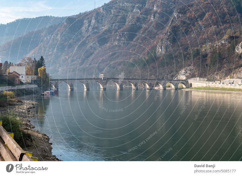 Mehmed Pasa Sokolovic bridge, Visegrad andric architectural architecture balkan bosnia bosnia and herzegovina building city destination drina europe hill