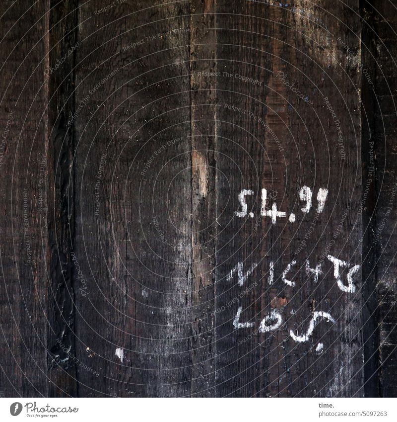 33 years ago today: Nothing going on. Wooden wall writing Text Date figures Letters (alphabet) Anniversary Characters Word Typography Wall (building)