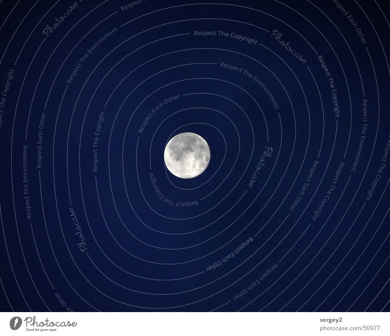 Heaven's Eye Night Dark Evening Clouds Full  moon Planet Celestial bodies and the universe Relief Moon Blue sanctimonious Clarity Sphere Sky Nature