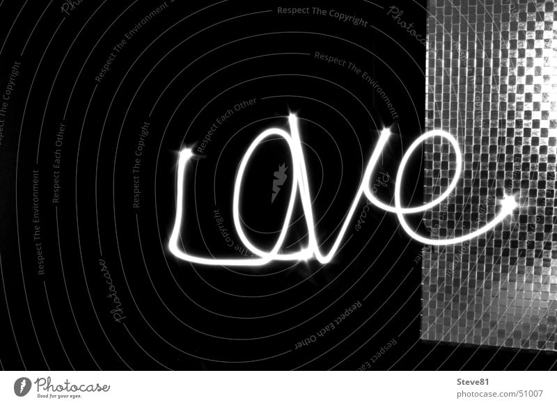 10 seconds of love Long exposure Love Black & white photo Reaction effect