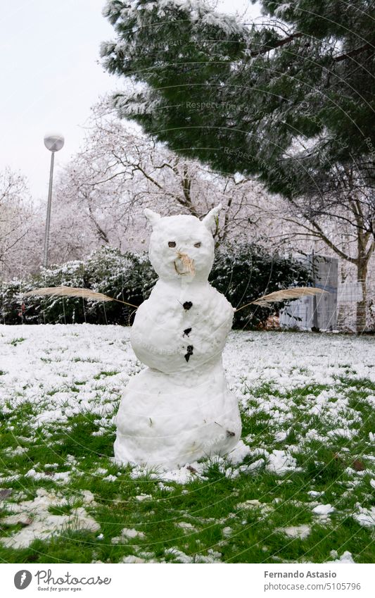 Snow. Winter. Streets covered in a white blanket of snow that covers all the elements that are on the street. Cold concept. Winter concept. Winter 2022. Photography.