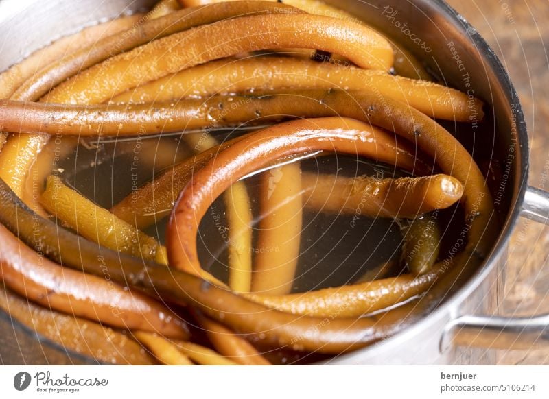 Close up of cochayuyo in a pot Cochayuyo Pot alga Chile Durvillaea Antarctica Edible salubriously Seaweed Latin American traditionally Nutrition Chilean Food