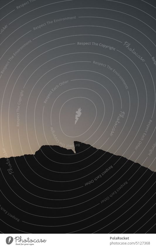 #A0# Volcano in contrast Volcanic Volcanic crater Volcanic island volcanic rock Vulcanism volcanism volcanoes Mountain Mountain range Contrast silhouette