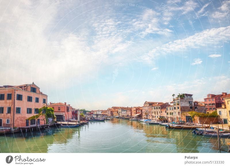 River canal in Venice Italy transport blue veneto rialto sunset river holiday people urban culture beautiful town touristic sea channel grand canal sky vacation