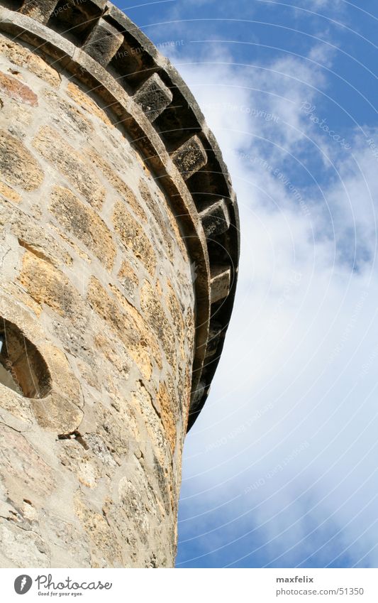 cloud tower Clouds Building Monument Tower Sky Stone Old tecklenburg Castle