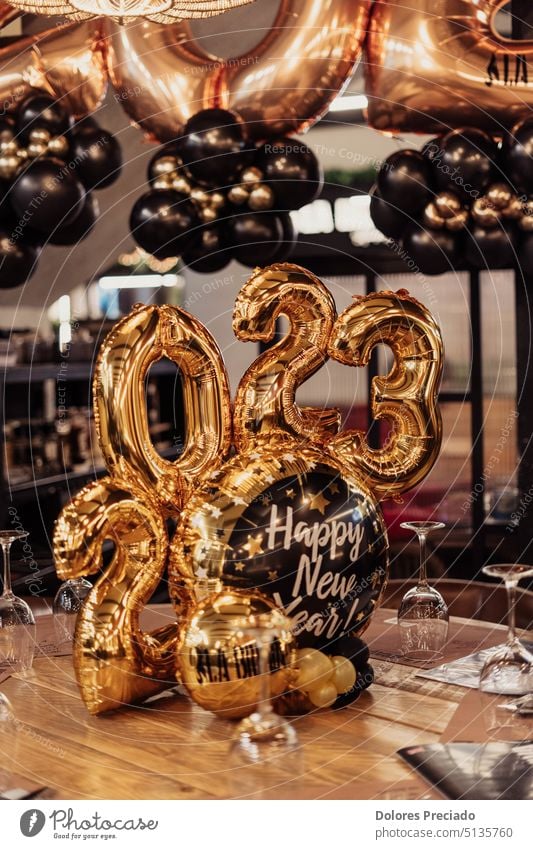 Happy 2023 happy new year celebration Joy New Year Feasts & Celebrations Party New Year's Eve New Year's Eve party Party night Fireworks background Night life