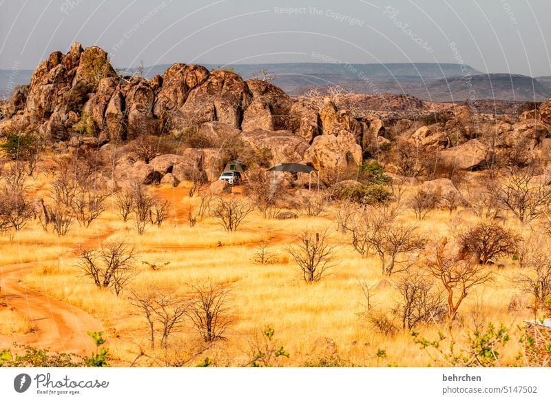 infinity Rock Damara land Wilderness Camping site jeep campsite Exterior shot travel Wanderlust Far-off places Vacation & Travel Landscape Africa Namibia Nature