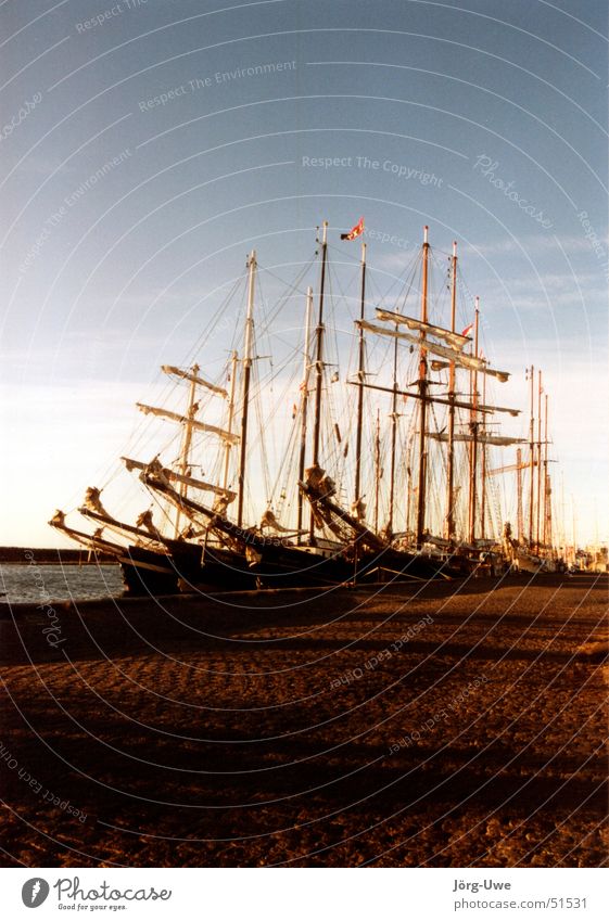 Marstal at five in the morning Sailing Tall ship Aerø Funen Summer Morning marstall Denmark traditional sailer danish south sea Harbour havn thanks