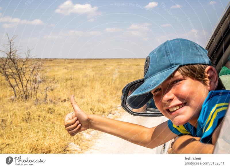 phenomenal Smiling Happiness Happy fortunate Laughter Contentment Son Face portrait Infancy Child Boy (child) Close-up observantly Family & Relations Brash