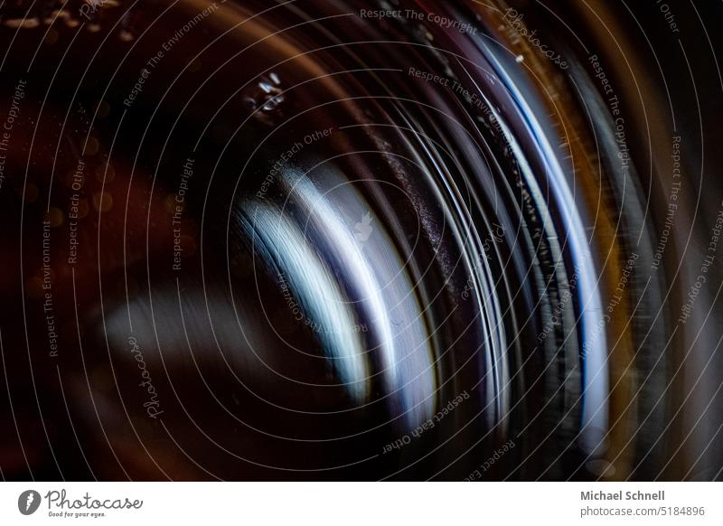 glass Glass drinking glass Close-up Macro (Extreme close-up) macro macro photography circles Circle Round lines Lines and shapes line course Abstract