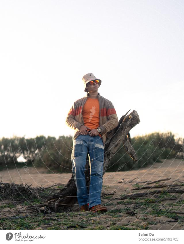 Capture of a stylish male in a natural environment Style Nature Natural naturally Environment natural world environment and nature protection environmental