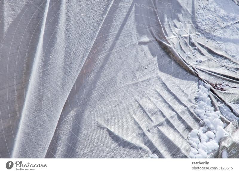 White tarp with some fresh snow Architecture Berlin city Capital city downtown Kiez Life Town city district street photography City trip Scene scenery Tourism