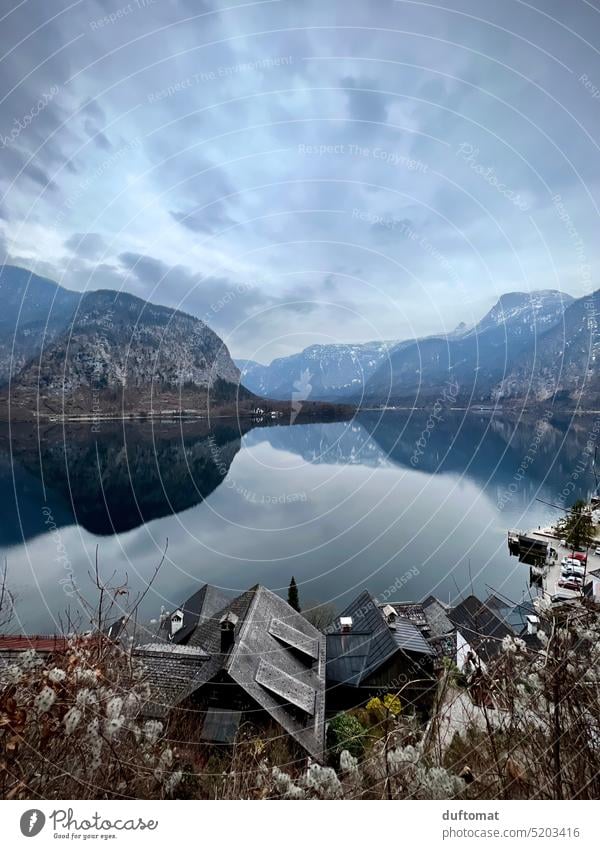 View of Hallstatt, Austria hallstatt hallstattersee Tourism Upper Austria Salzkammergut Lake Landscape Mountain Nature Lakeside Water