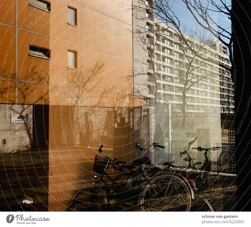 Sometimes change the perspective High-rise Architecture Sky Window City-Hochhaus Leipzig Landmark Facade Deserted Tall Modern Building Exterior shot Town Berlin