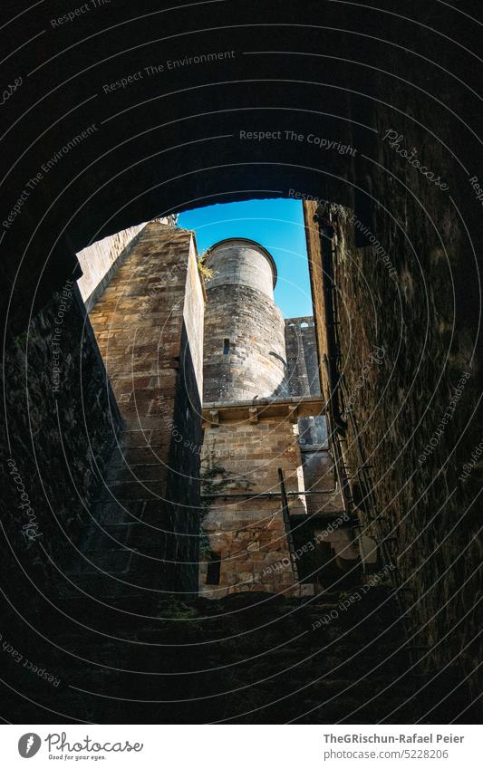 Abbey Mont Saint Michel from inside Brittany mont saint michel mont saint-michel Mont St. Michel Mont St.Michel abbey Church Building Architecture France