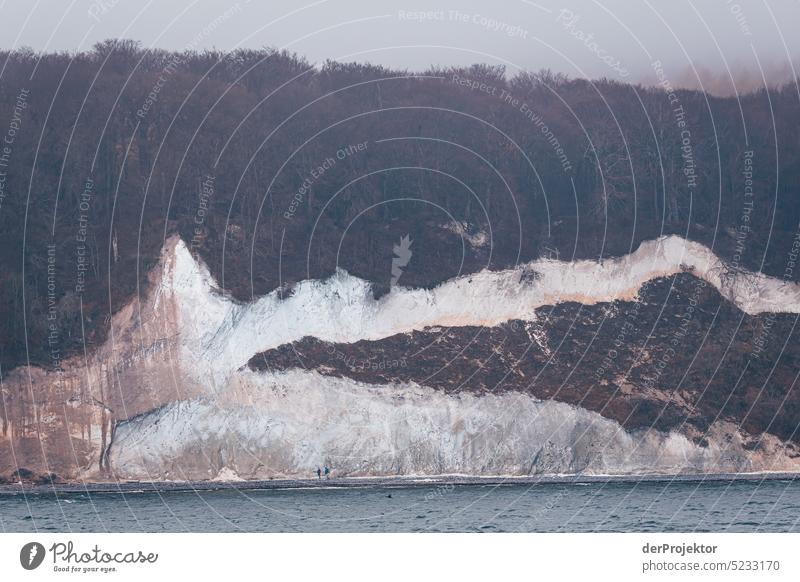 Winter with chalk cliffs on Rügen III Winter mood Winter vacation Panorama (View) Light Day Copy Space middle Multicoloured Structures and shapes Subdued colour