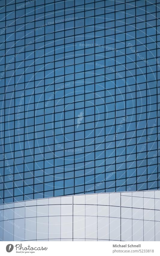 Rotterdam skyscraper High-rise High-rise facade through glass Glas facade Architecture Glass Facade Modern Window Modern architecture Office building Building