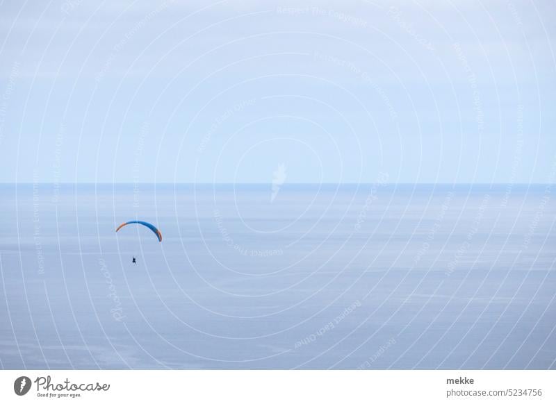 Infinite widths paraglider Paragliding Paraglider Freedom Sports Sky Extreme sports Flying Leisure and hobbies Wind Glide Parachute Joy Air Blue Summer Clouds