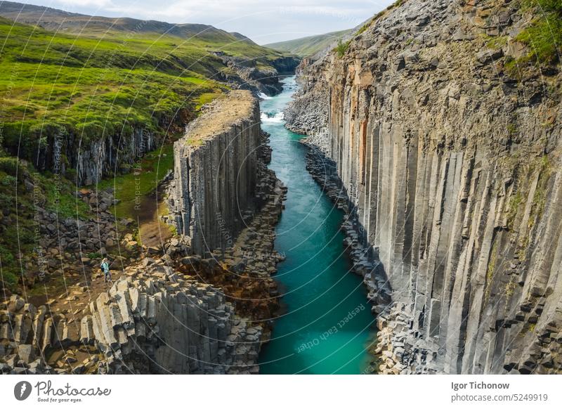 Studlagil basalt canyon, Iceland. One of the most epic and wonderfull nature sightseeing in Iceland iceland studlagil beautiful travel landscape icelandic water