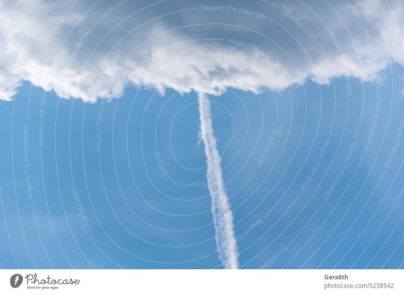 contrail of a rocket launch in the blue sky in Ukraine Crimea Dnipro Donetsk Kherson Kyiv Lugansk Mariupol Russia Zaporozhye abandon abandoned air defense