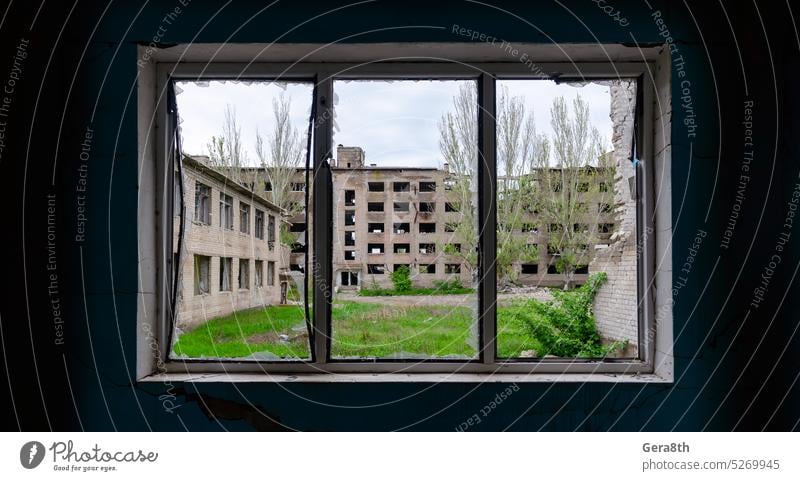 inside a destroyed school in Ukraine Donetsk Kherson Kyiv Lugansk Mariupol Russia Zaporozhye abandon abandoned attack bakhmut blown up bombardment broken