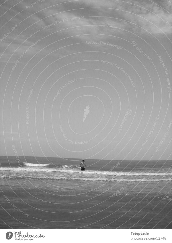 Alone far and wide. Veracruz Loneliness Beach Waves Mexico stranded lonely Water wave