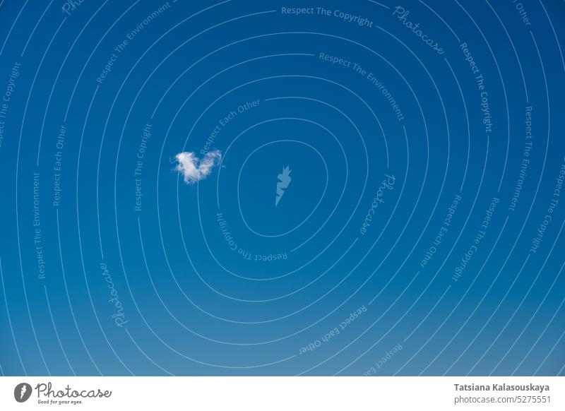 heart shaped cloud in the blue sky weather clear fluffy white nature heaven air high background day space cloudscape summer light valentine love beautiful