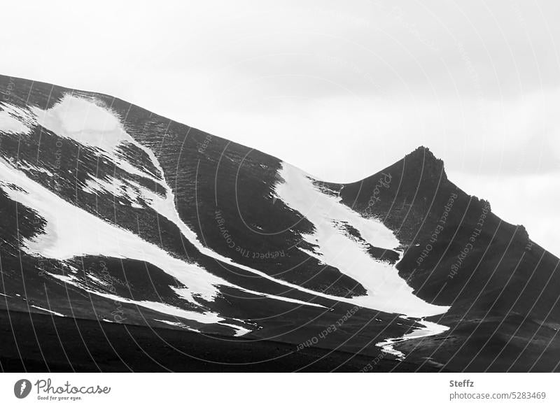 mysterious Iceland North Iceland Northeast Iceland cryptic Mysterious Dark somber Mystic melancholically melancholy natural forms mystery Loneliness shape