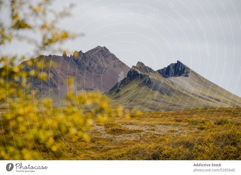 Scenic view of mountain ridge landscape formation slope massive nature range peak rocky iceland breathtaking spectacular scenery amazing majestic picturesque