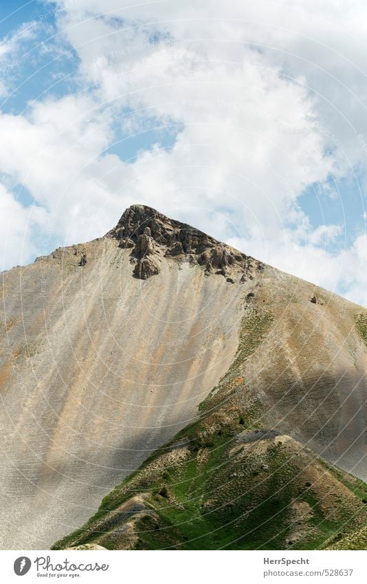 Pic de L'Arpelin Vacation & Travel Tourism Trip Summer vacation Mountain Hiking Environment Nature Landscape Sky Clouds Beautiful weather Rock Alps Peak