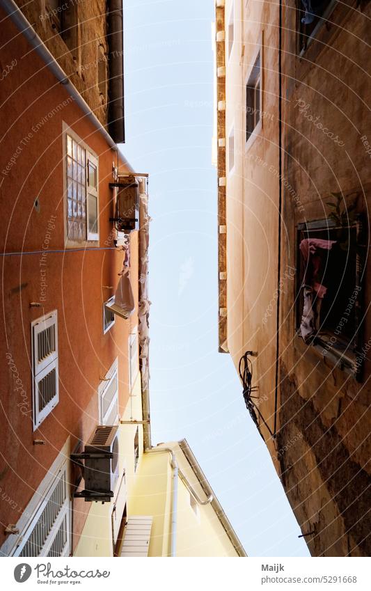 gas vacation Alley Architecture Vacation & Travel Old town Deserted Exterior shot House (Residential Structure) Tourism Facade Building Day Sky Historic