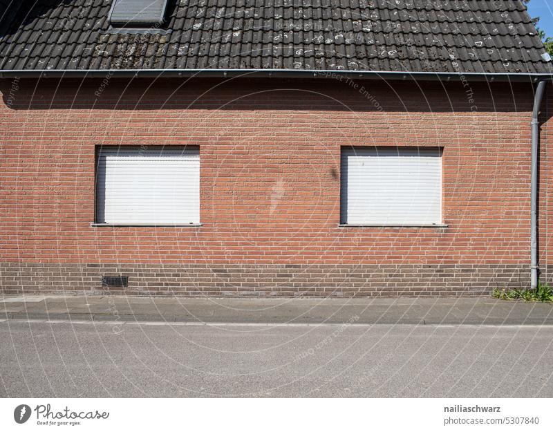 façade Transience Abandoned village Ghost town Village Germany Coal Fence abandoned area Architecture architectural photography ecology Empty Environment