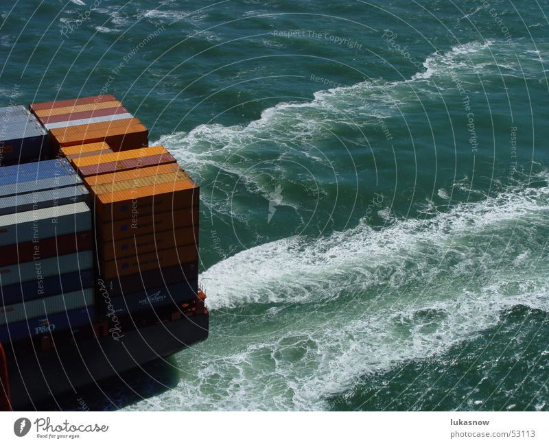 on the move San Francisco Golden Gate Bridge shipping Container sea transportation waves water relocation wanderlust homesickness moving outdoor shooting