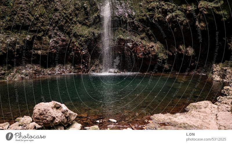 Madeira Island Portugal Hiking along the levadas artificial watercourse Levadas Channel Nature Tourism Europe Portuguese destination vacation Landscape