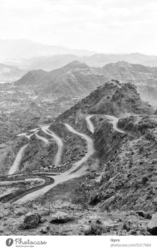 in the  national park the mountain and the hill ethiopia simien landscape nature africa valley panorama travel view sky tree green scenic outdoor clouds forest